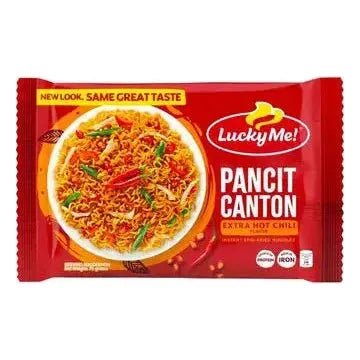 Lucky Me Pancit Canton Extra Hot Chili - Golden Buffalo Grocery Store