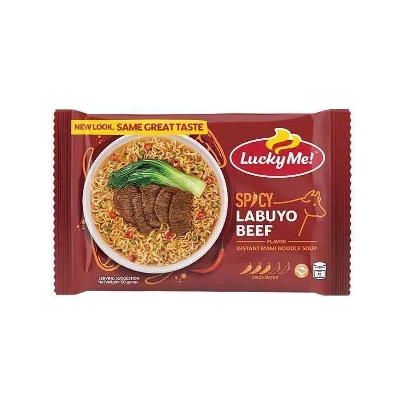 Lucky Me Spicy Labuyo Beef 55g - Golden Buffalo Grocery Store
