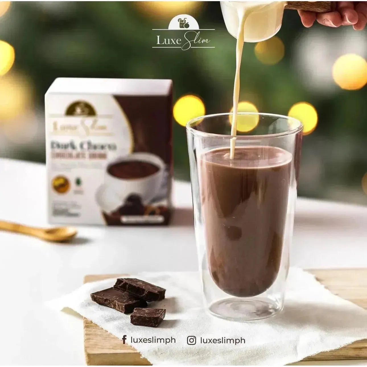 Lux Beauty Dark Choco Chocolate Drink - Golden Buffalo Grocery Store