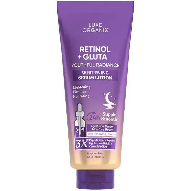 Lux Organix Retinol + Gluta Whitening Serum Lotion 350ml - Golden Buffalo Grocery Store
