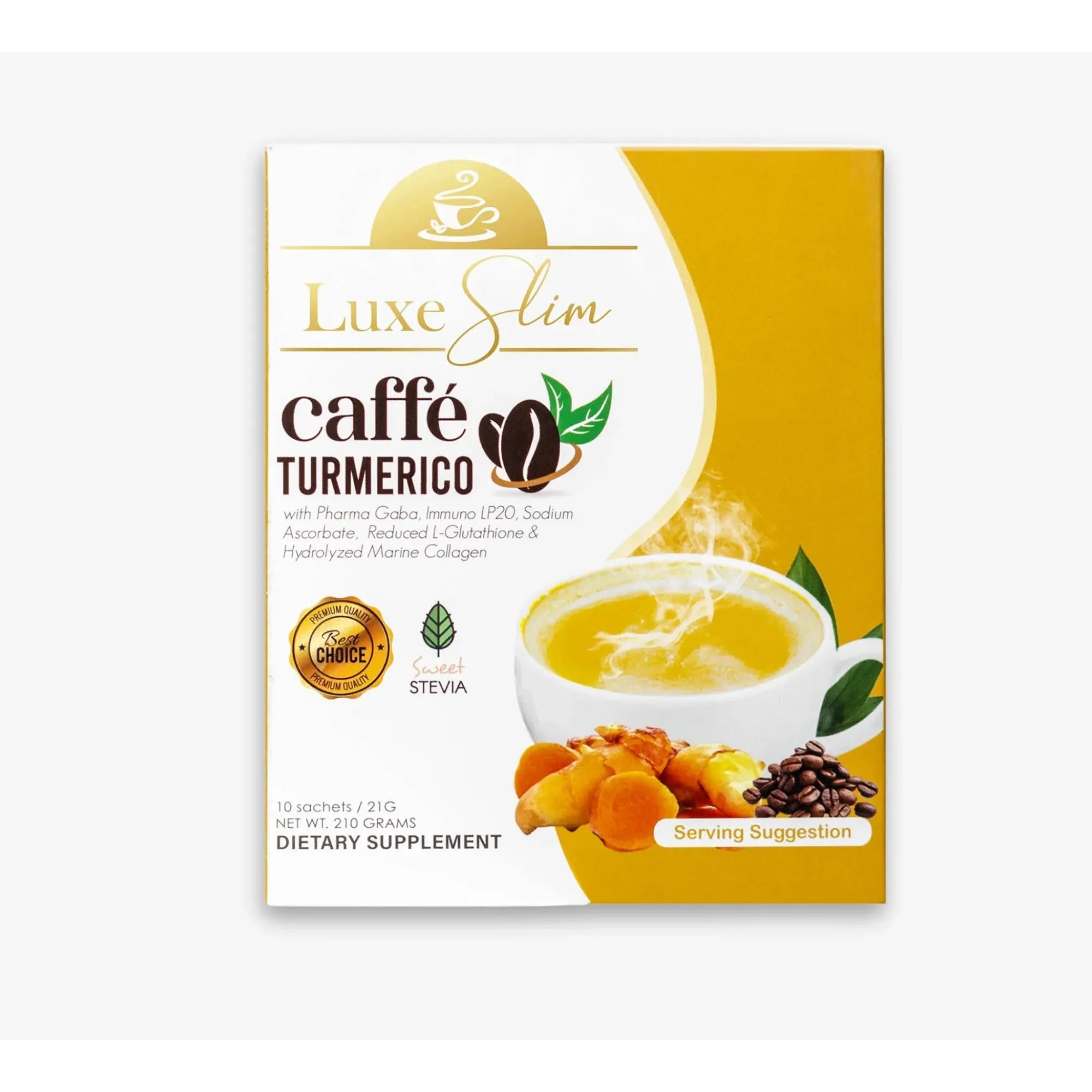 Lux Slim Caffe Turmerico 210g - Golden Buffalo Grocery Store