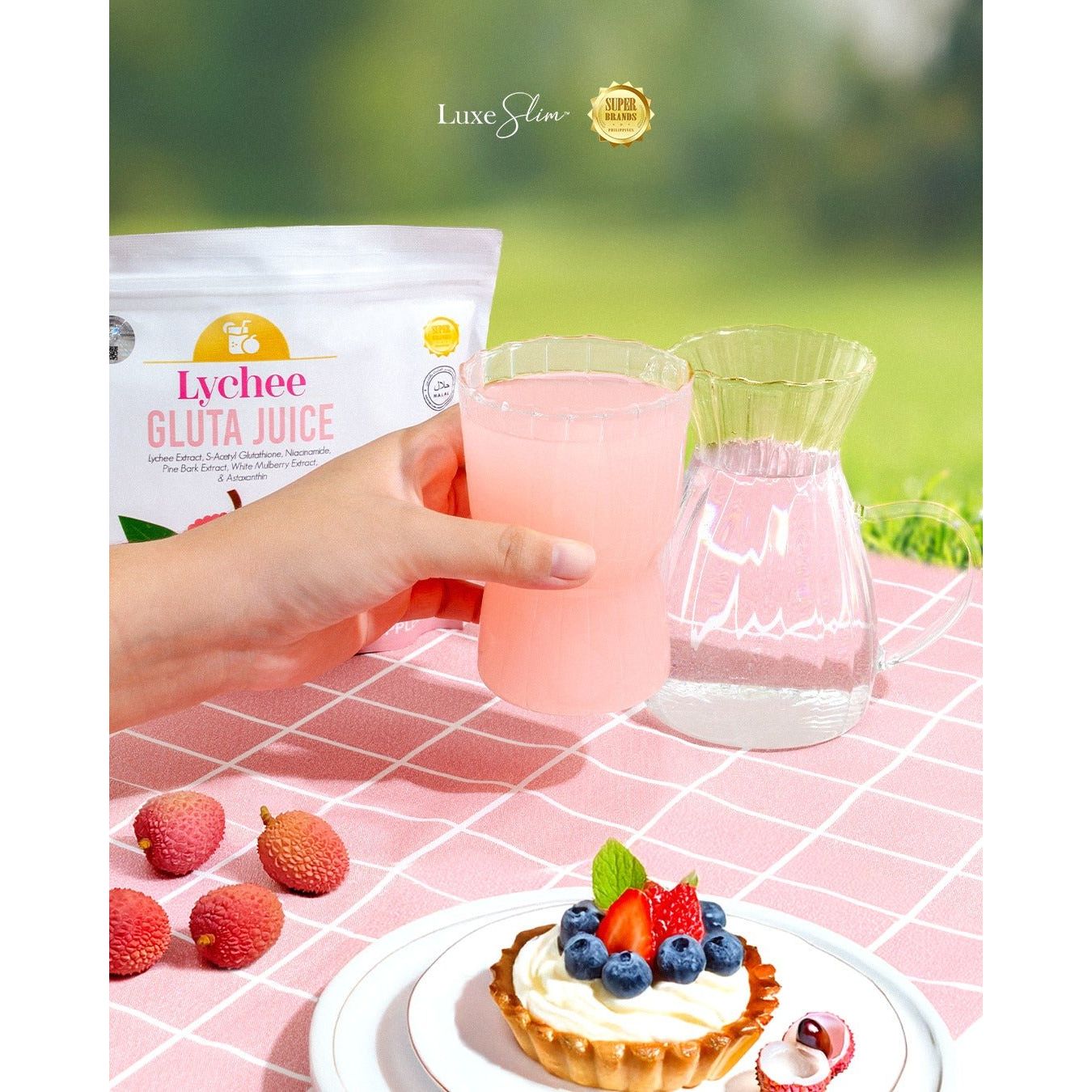 Lux Slim Lychee Gluta Juice - Golden Buffalo Grocery Store