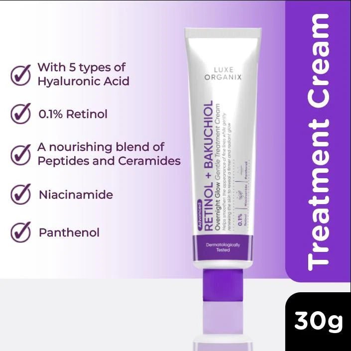 Luxe Organix Retinol + Bakuchiol 30g - Golden Buffalo Grocery Store
