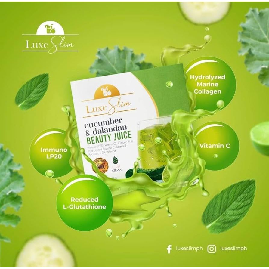 Luxe Slim Cucumber and Dalandan Beauty Juice 210g - Golden Buffalo Grocery Store