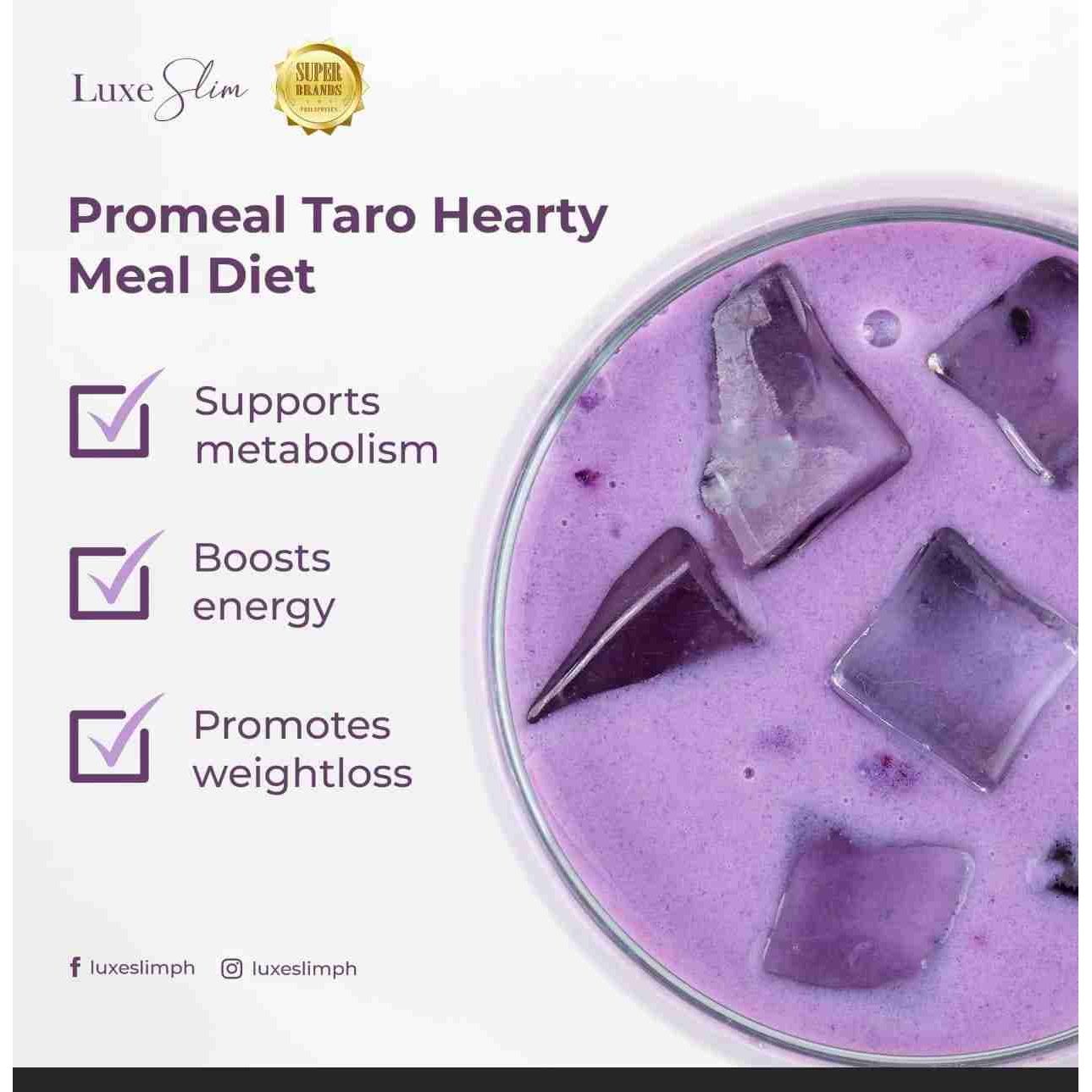 Luxe Slim Promeal Taro Hearty Meal Diet 350g - Golden Buffalo Grocery Store