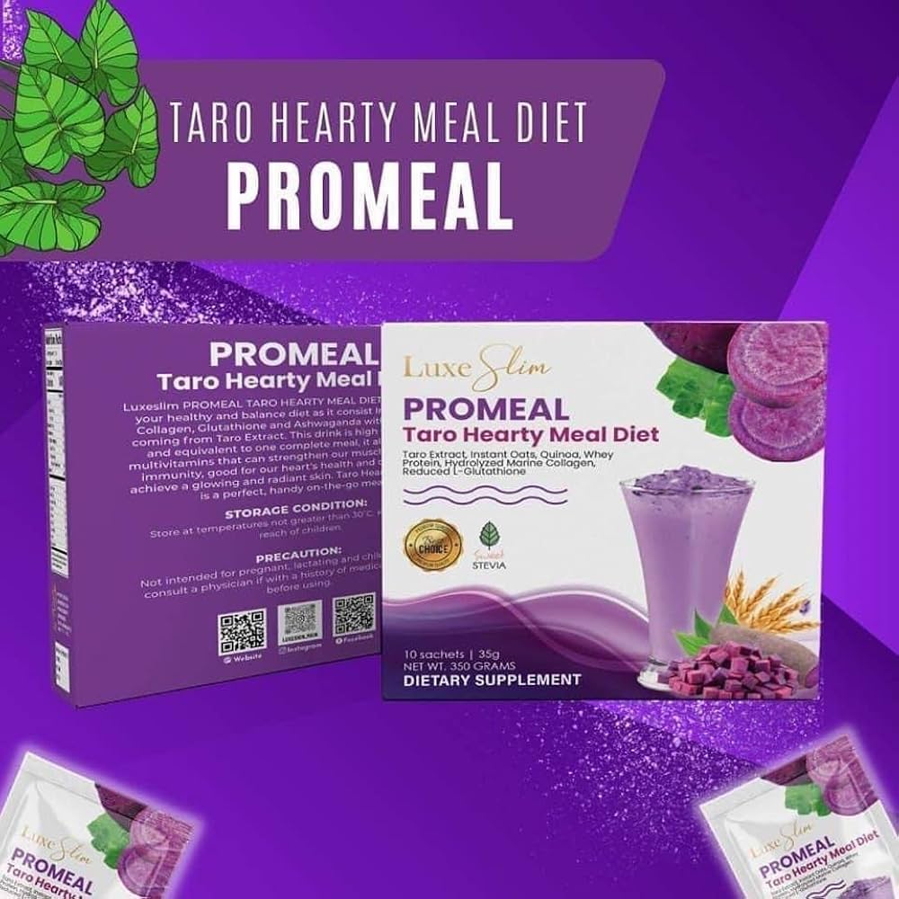 Luxe Slim Promeal Taro Hearty Meal Diet 350g - Golden Buffalo Grocery Store