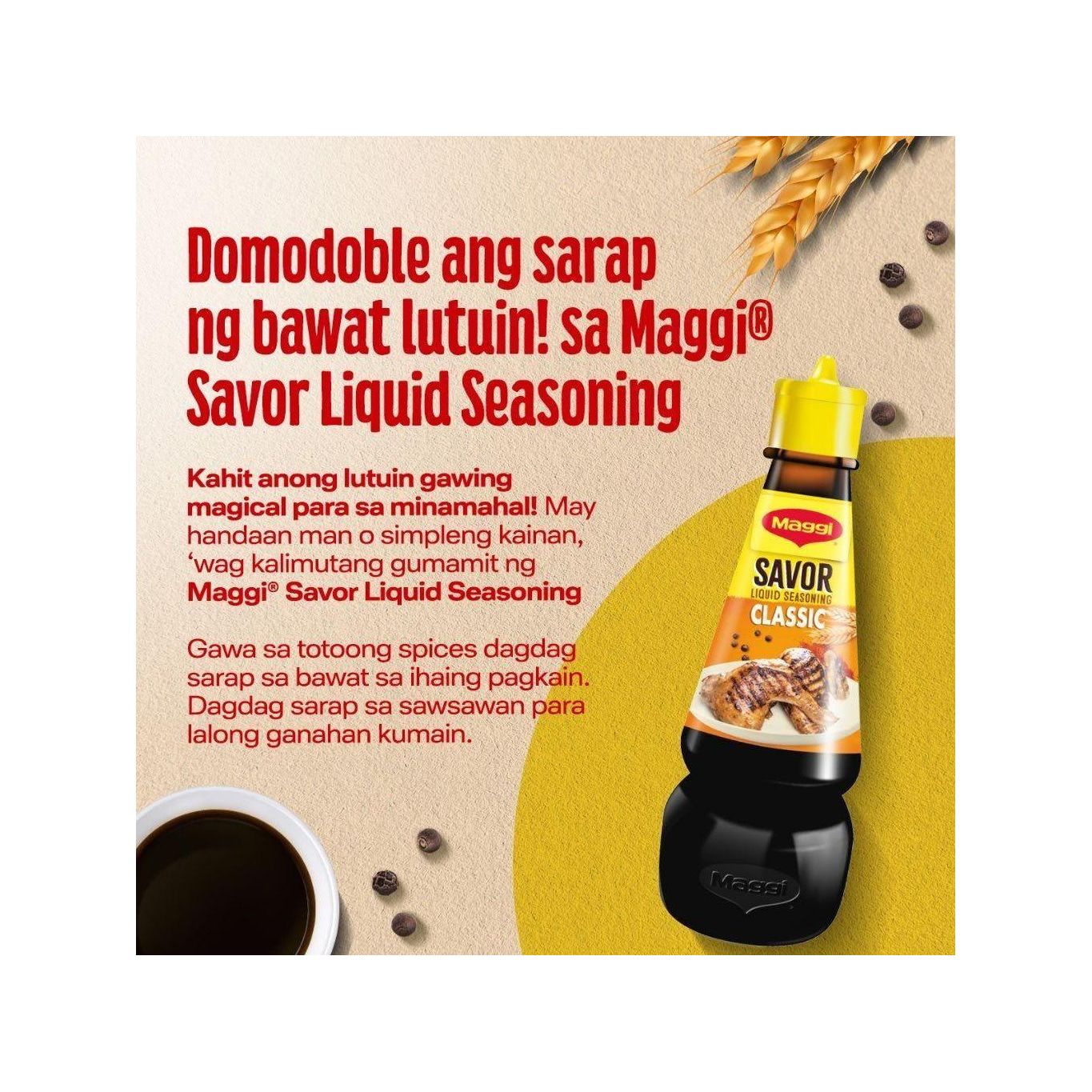 Maggi Savor Classic Liquid Seasoning 130ml - Golden Buffalo Grocery Store