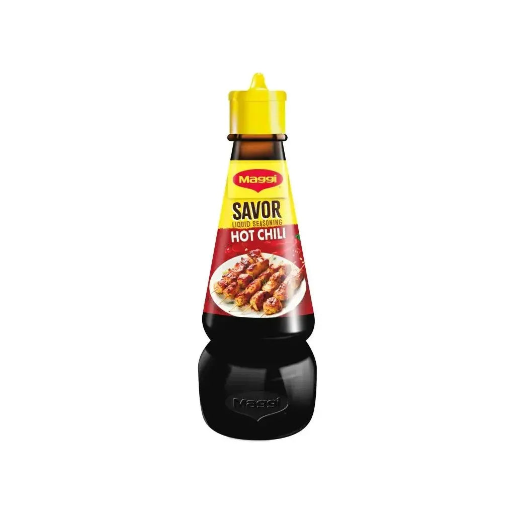 Maggi Savor Hot Chili Liquid Seasoning 130ml - Golden Buffalo Grocery Store
