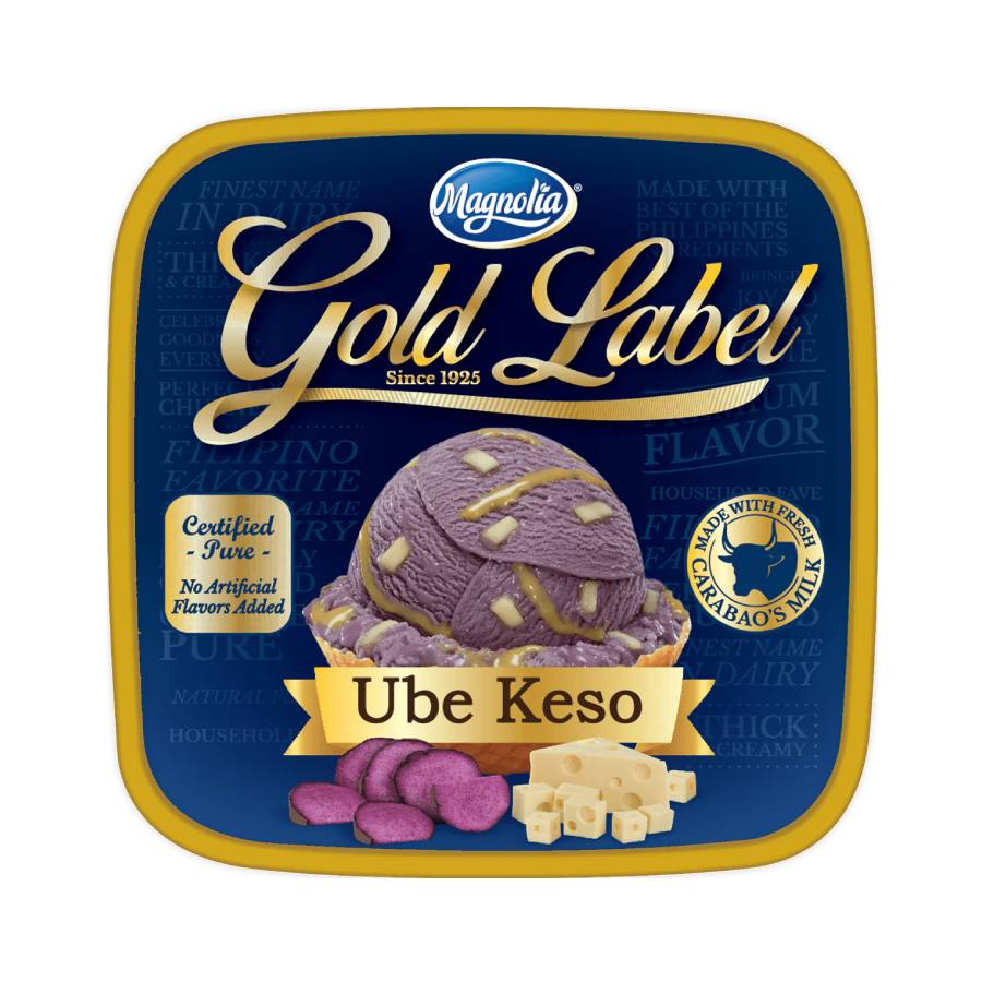 Magnolia Gold Label Frozen Ice Cream Ube Keso 1.5L Tub - Golden Buffalo Grocery Store