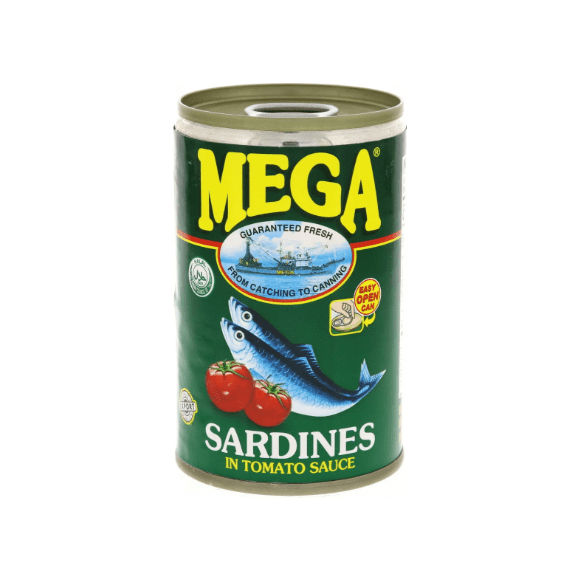 Mega Sardines in Tomato Sauce 155g - Golden Buffalo Grocery Store