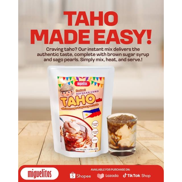 Miguelitos Instant Soybean Curd Taho Mix - Golden Buffalo Grocery Store