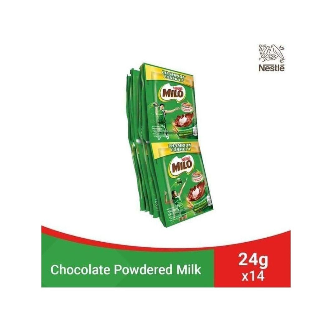 Milo Active Go Choco Malt Powdered 24g x 12 - Golden Buffalo Grocery Store