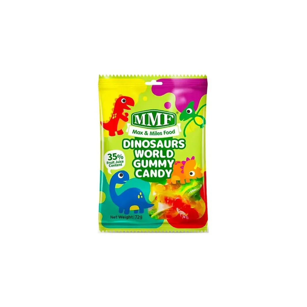 MMF Dinosaurs World Gummy Candy 72g - Golden Buffalo Grocery Store