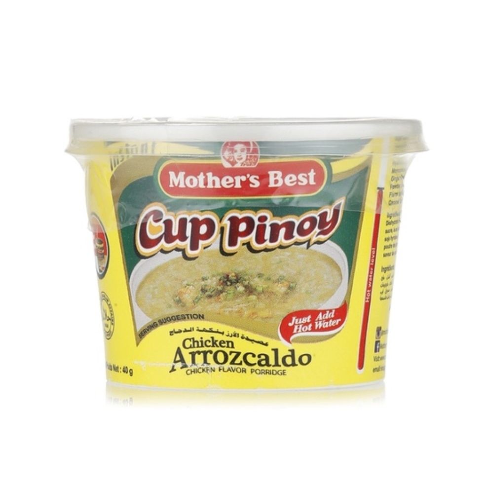 Mother's Best Cup Pinoy Arroz Caldo 40g - Golden Buffalo Grocery Store