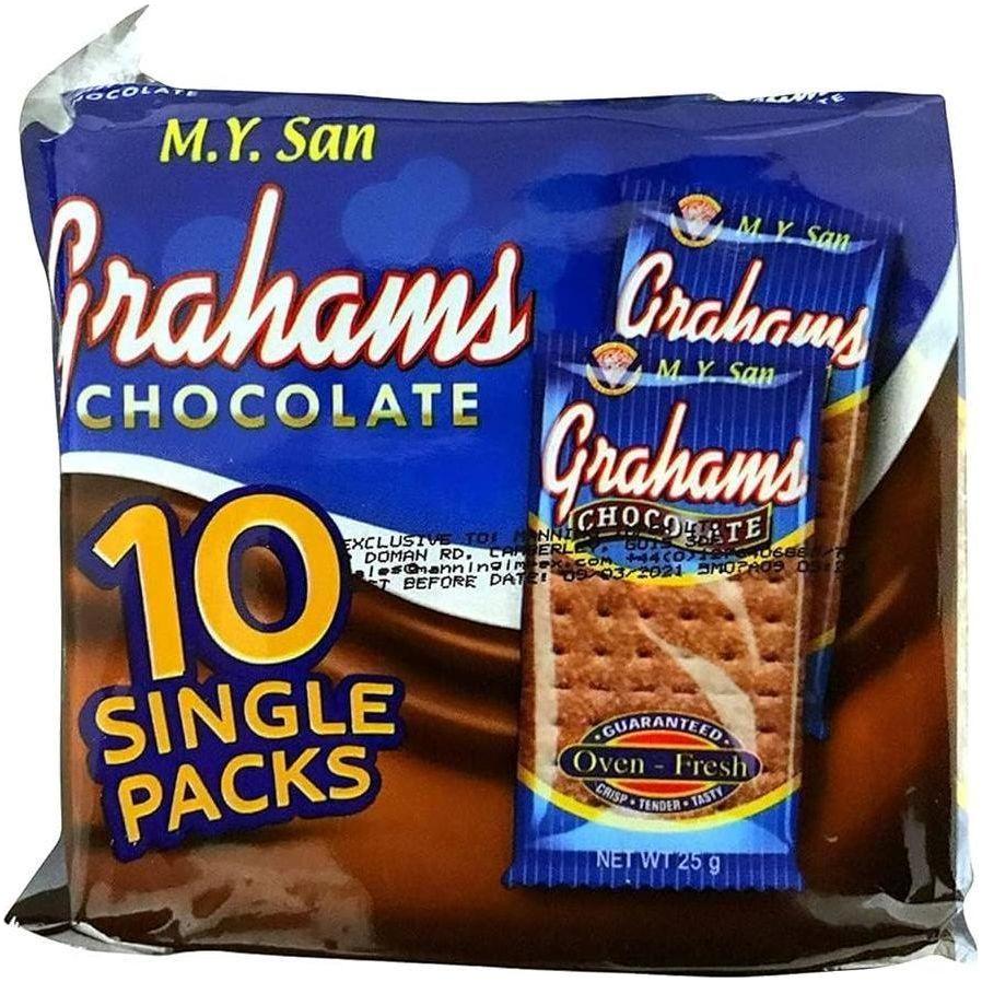 M.Y. San Grahams Choco 250g - Golden Buffalo Grocery Store