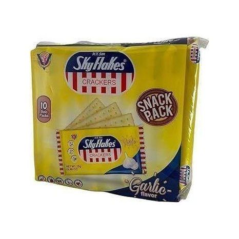 M.Y San Skyflakes Snack Pack Garlic 250g - Golden Buffalo Grocery Store