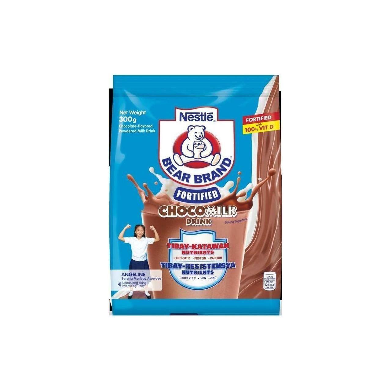 Nestle Bear Brand Milk Chocolate Powder 300g - Golden Buffalo Grocery Store