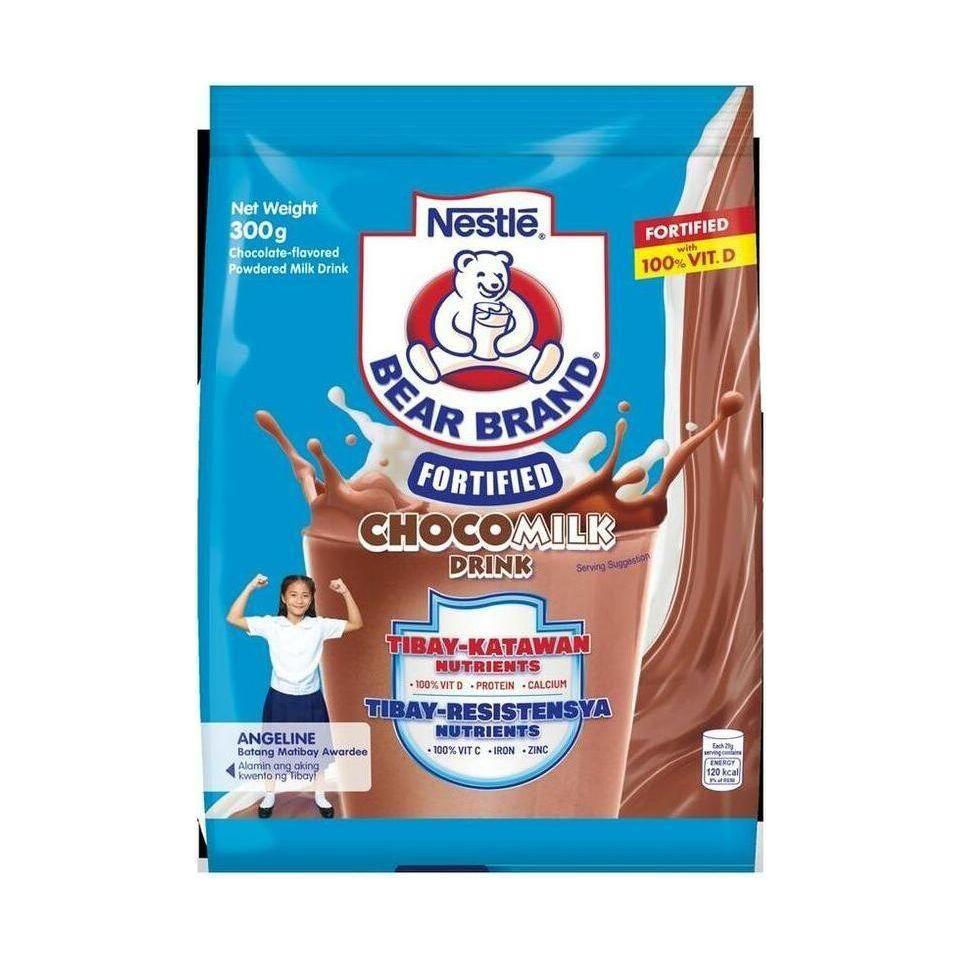 Nestle Bear Brand Milk Chocolate Powder 300g - Golden Buffalo Grocery Store