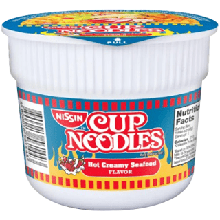 Nissin Mini Cup Hot Creamy Seafood 48g - Golden Buffalo Grocery Store