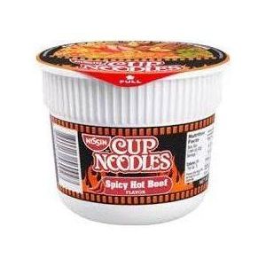 Nissin Mini Cup Spicy Hot Beef 45g - Golden Buffalo Grocery Store