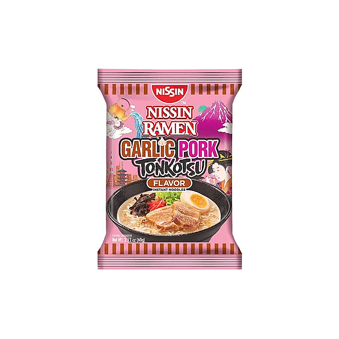 Nissin Ramen Garlic Pork Tonkotsu - Golden Buffalo Grocery Store