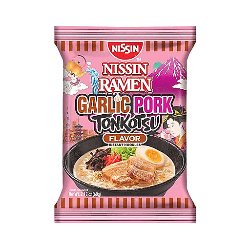 Nissin Ramen Garlic Pork Tonkotsu - Golden Buffalo Grocery Store