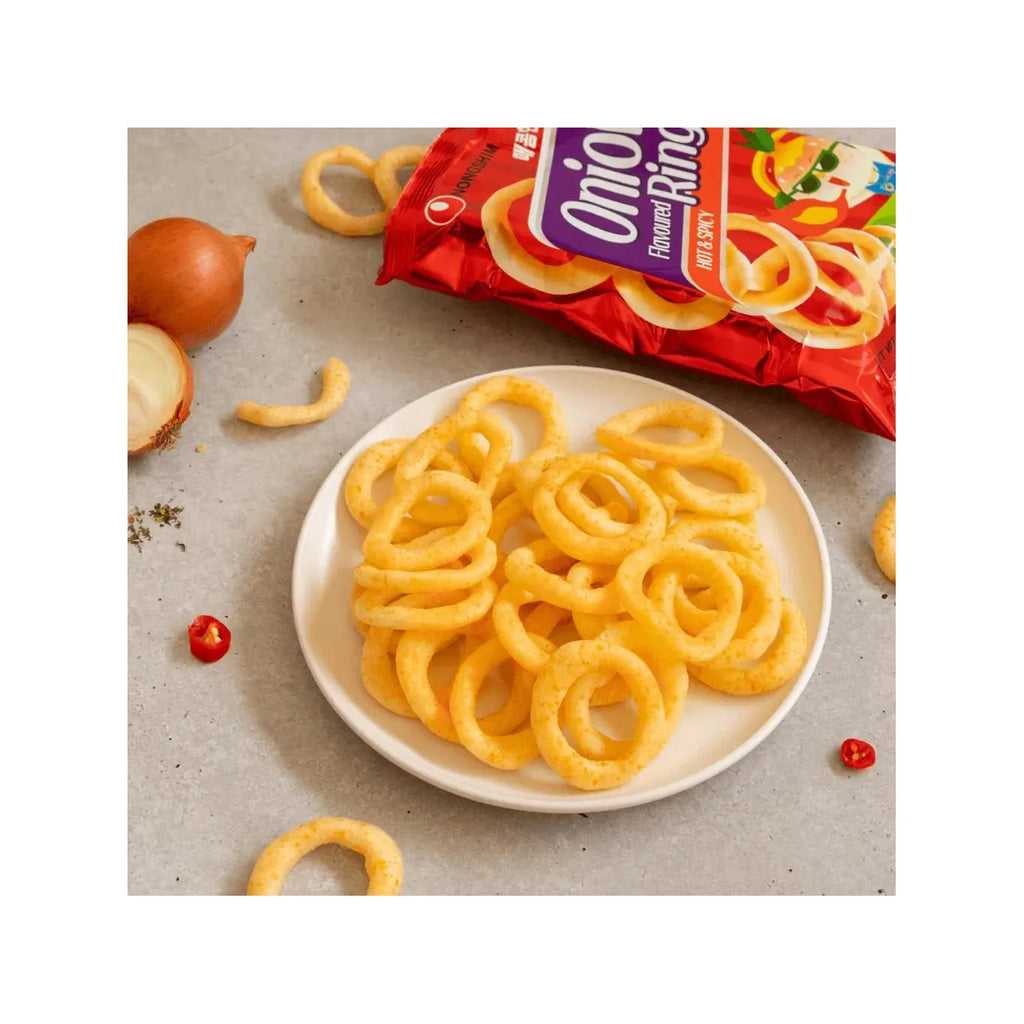 Nongshim Onion Rings Snack Hot n Spicy 40g - Golden Buffalo Grocery Store