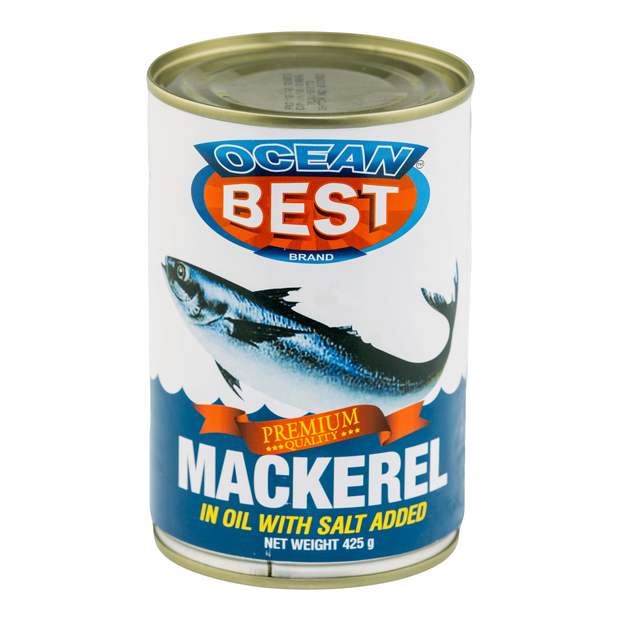 Ocean Best Mackerel in Oil with Salt Added 425g - Golden Buffalo Grocery Store
