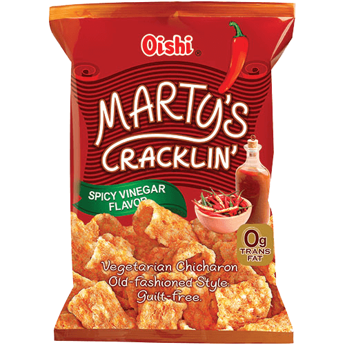 Oishi Marty Chicharon Spicy Vinegar 90g - Golden Buffalo Grocery Store