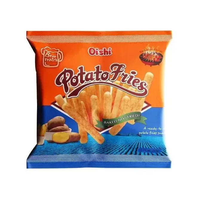 Oishi Potato Fries BBQ Flavor 50g - Golden Buffalo Grocery Store