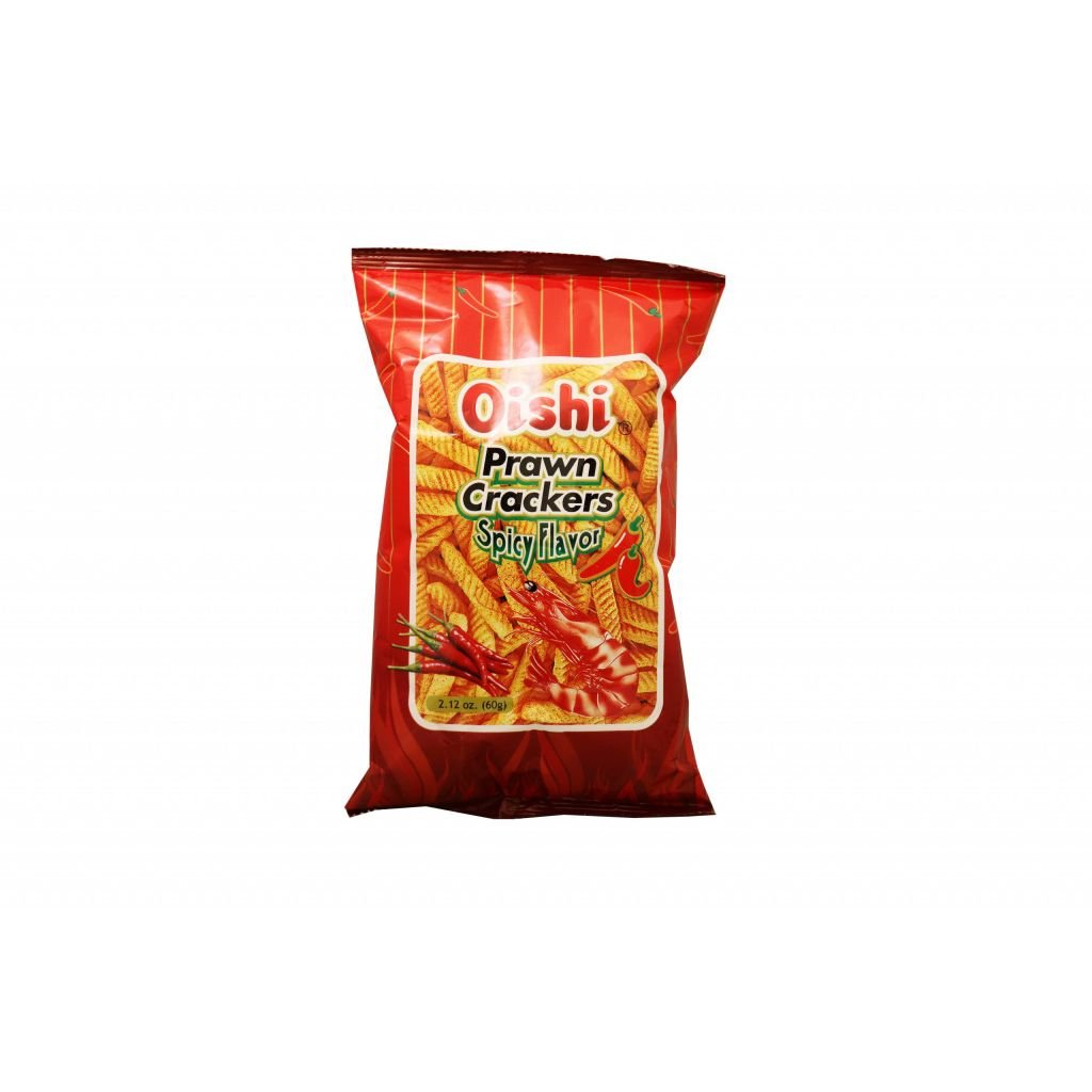 Oishi Praw Crackers 60g - Spicy - Golden Buffalo Grocery Store
