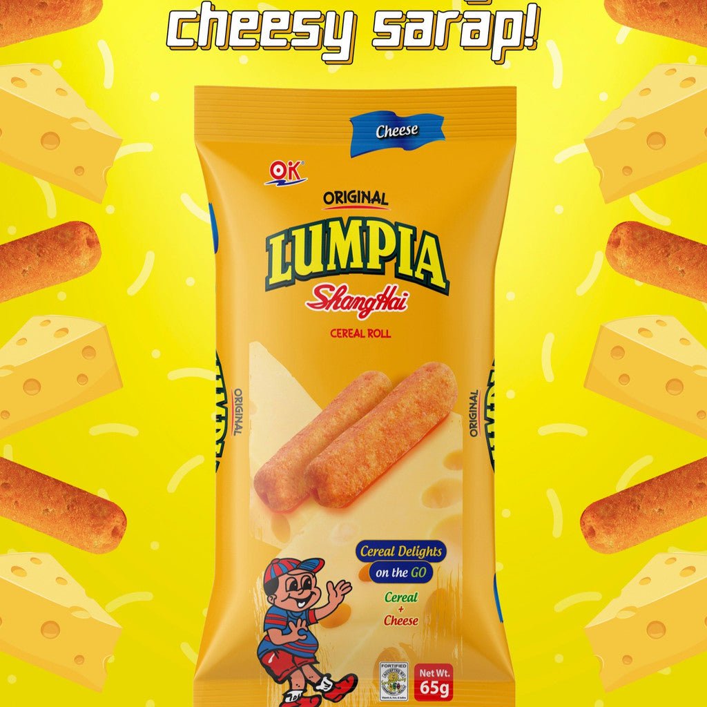 OK Original Lumpia Shanghai Cereal Roll 65g - Cheese - Golden Buffalo Grocery Store