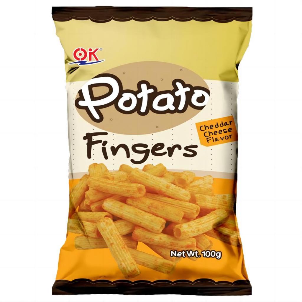 Ok Potato Fingers 100g Cheddar Cheese - Golden Buffalo Grocery Store