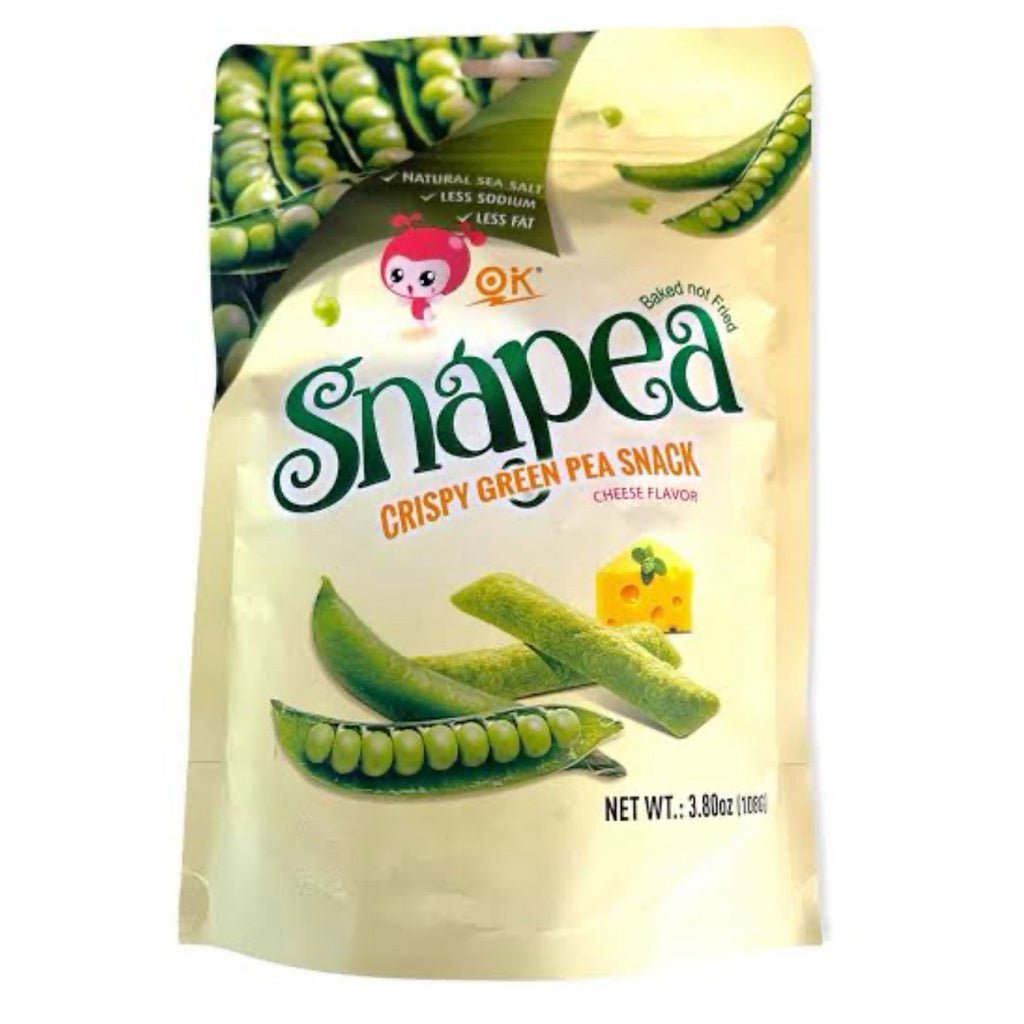 OK Snapea Crispy Green Pea Snack 108g - Cheese - Golden Buffalo Grocery Store
