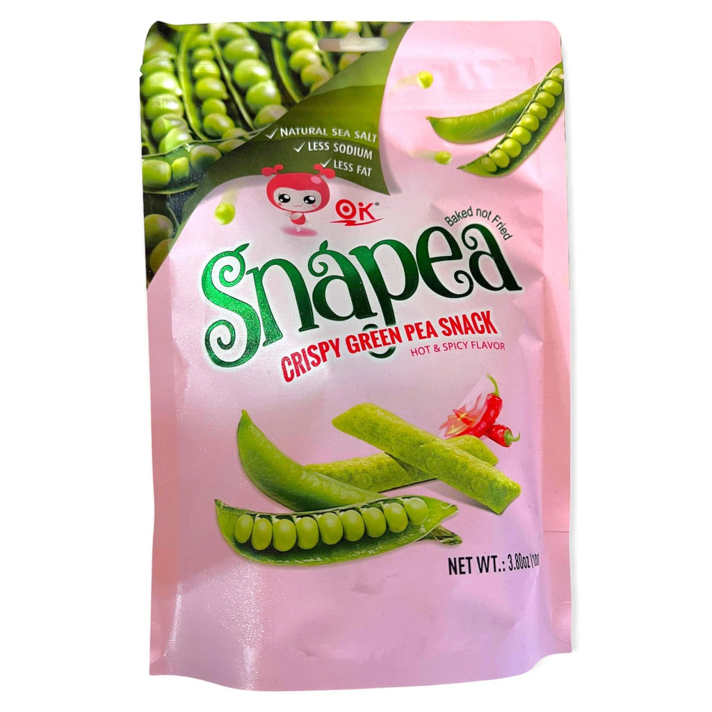 OK Snapea Crispy Green Pea Snack 108g - Hot & Spicy - Golden Buffalo Grocery Store
