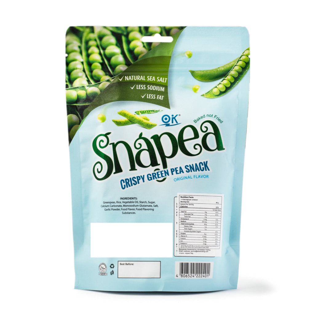 OK Snapea Crispy Green Pea Snack 108g - Original - Golden Buffalo Grocery Store
