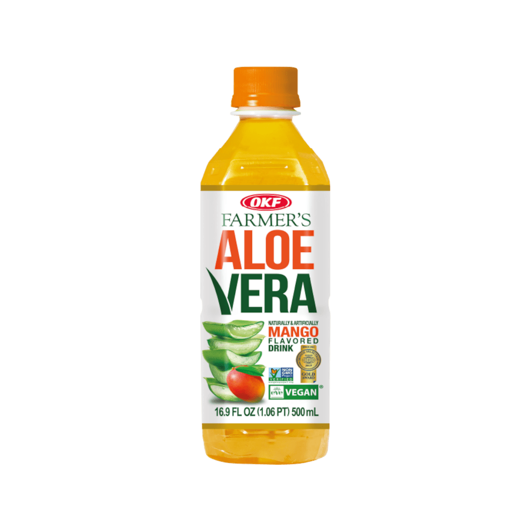 OKF Farmer's Aloe Vera Mango 500ml - Golden Buffalo Grocery Store
