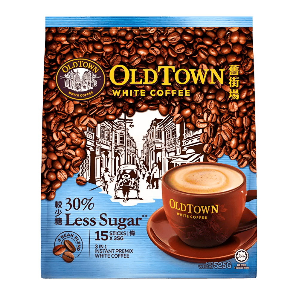 Old Town White Coffee Less Sugar 525g - Golden Buffalo Grocery Store