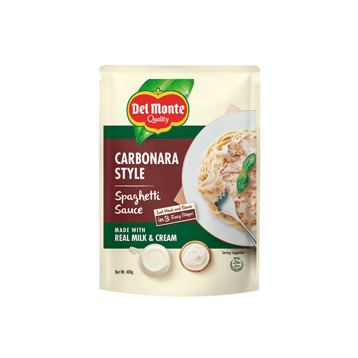 Del Monte Extra Creamy Carbonara Pasta Sauce 400g