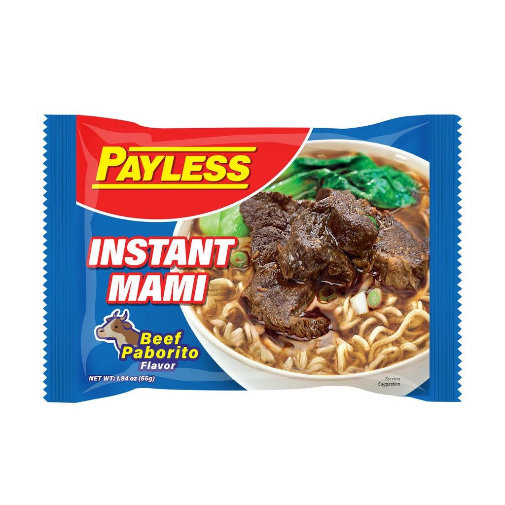 Payless Instant Mami Beef Paborito 55g - Golden Buffalo Grocery Store