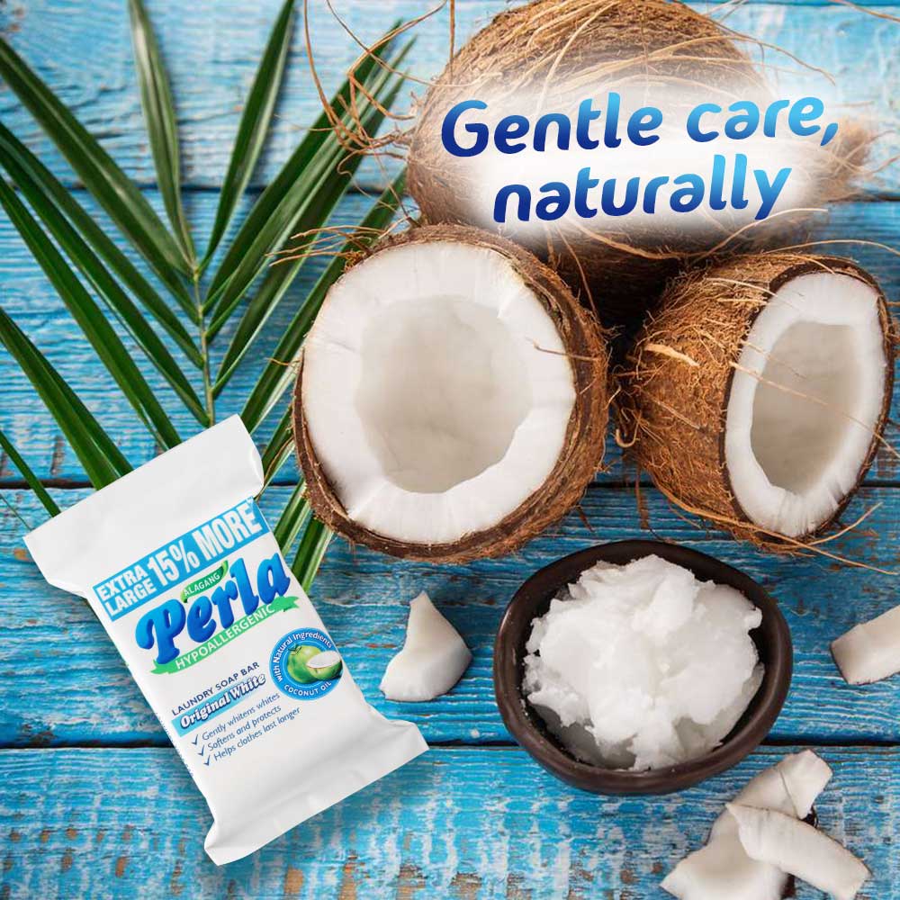 Perla Laundry Bar Soap 110g White - Golden Buffalo Grocery Store