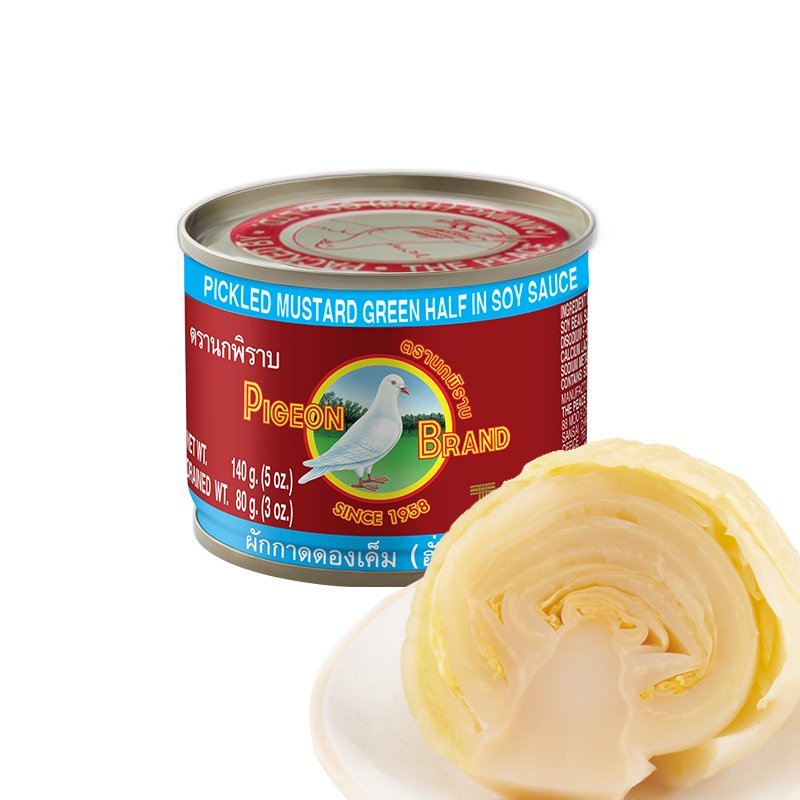 Pigeon Pickled Mustard Green in Soy Sauce 140g - Golden Buffalo Grocery Store