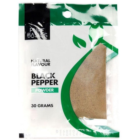 Pure Basics Black Pepper Powder 30g | Ground Black Pepper – Golden ...