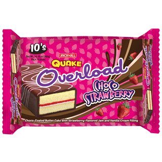 Quake Overload Choco Strawberry 300g - Golden Buffalo Grocery Store