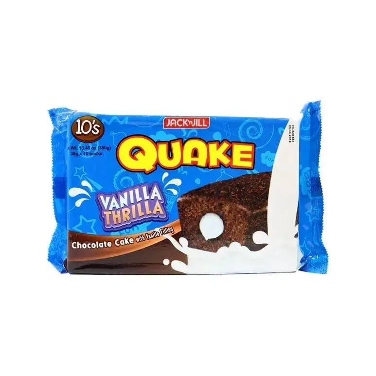 Quake Vanilla Thrilla 38g x 10 - Golden Buffalo Grocery Store