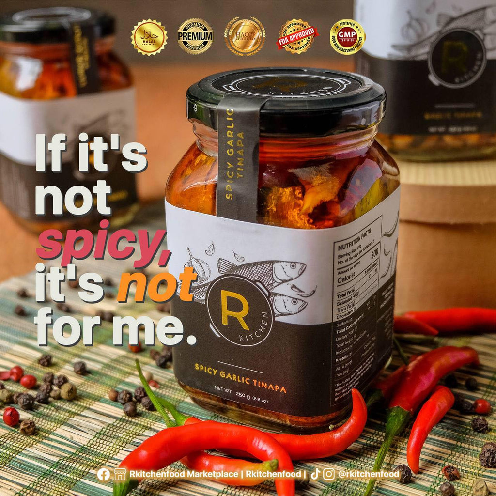 R Kitchen Spicy Garlic Tinapa 250g - Golden Buffalo Grocery Store