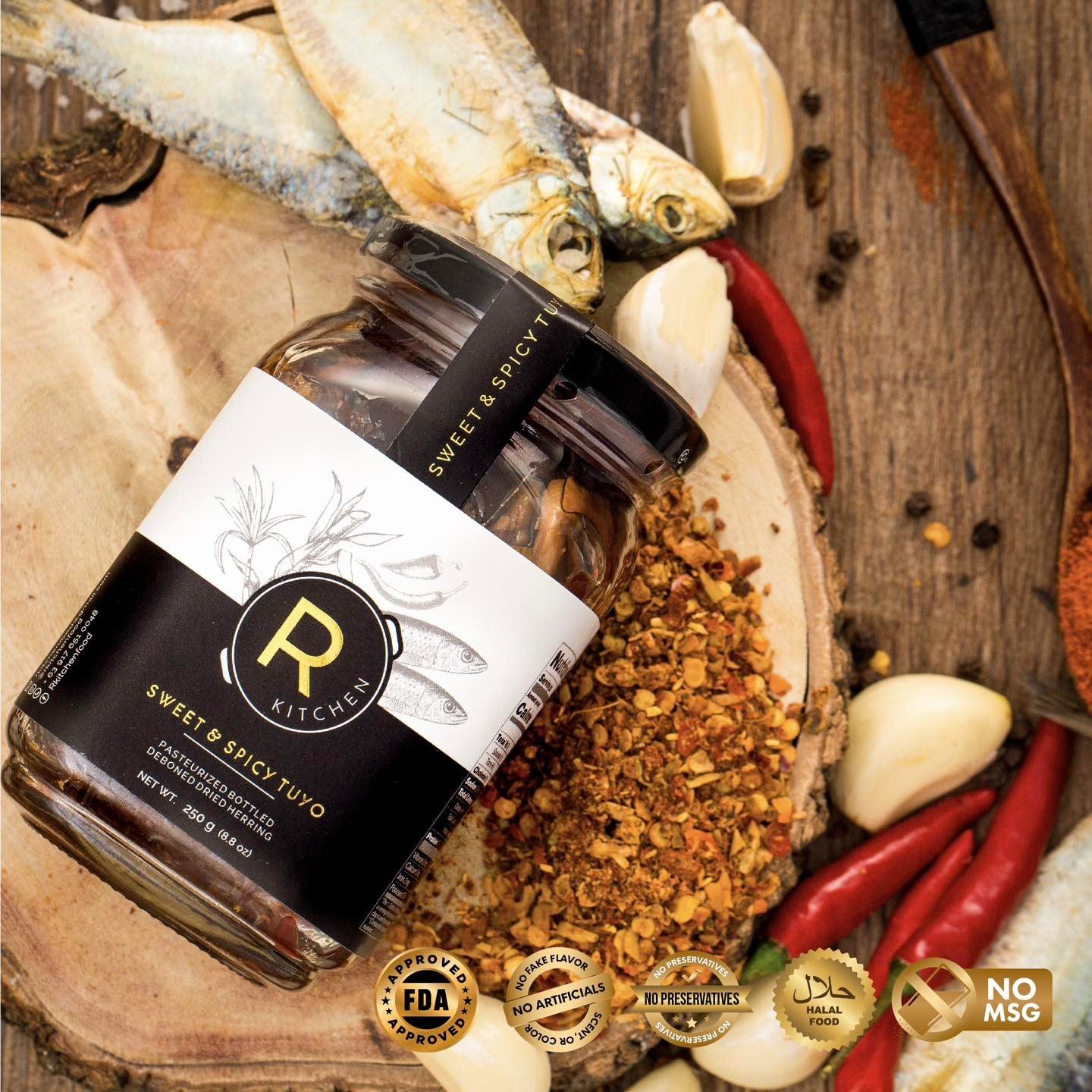 R Kitchen Sweet & Spicy Tuyo 250g - Golden Buffalo Grocery Store