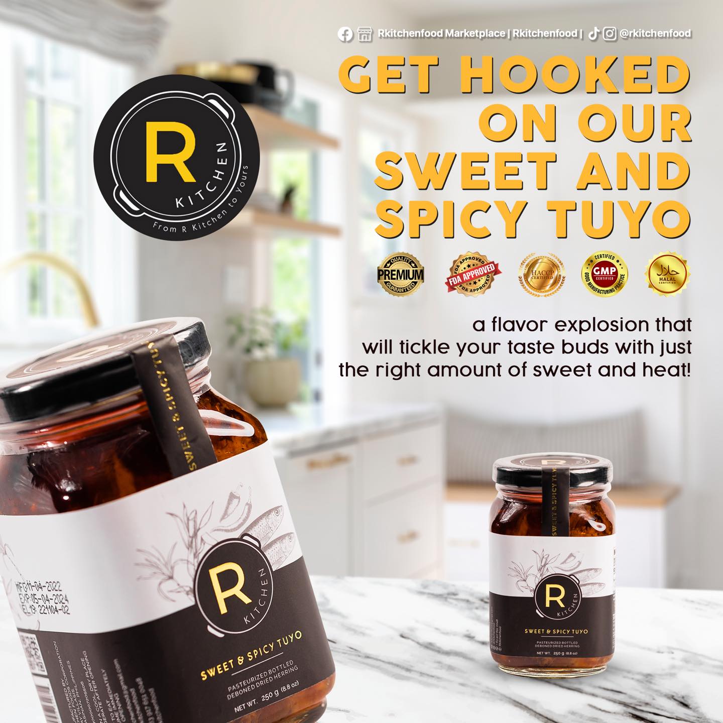 R Kitchen Sweet & Spicy Tuyo 250g - Golden Buffalo Grocery Store