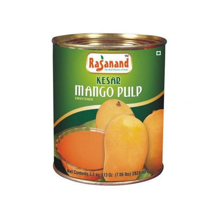 Rasanand Kesar Mango Pulp 850g - Golden Buffalo Grocery Store