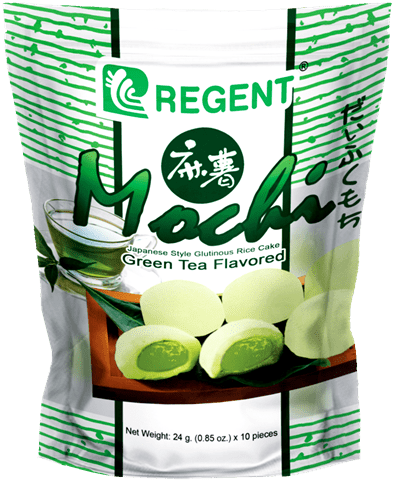 Regent Mochi Japanese Glutinous Rice Cake 240g Green tea - Golden Buffalo Grocery Store